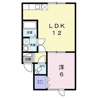 リックヴィール【2階】の間取り