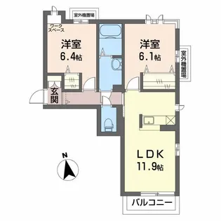 サンエスポワール富士見ヶ丘【3階】の間取り