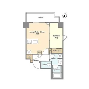 グランカーサ上野池之端【3階】の間取り