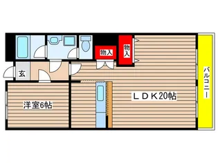 エクセル浅井【4階】の間取り