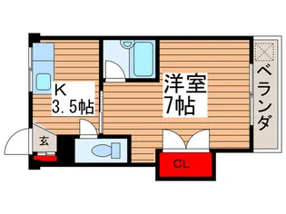 第一山田ビル【4階】の間取り