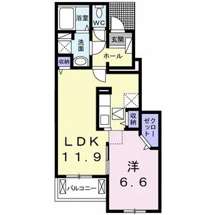 鹿児島県鹿児島市吉野町【アパート】の間取り