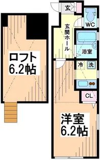 ルシオール幡ヶ谷【1階】の間取り