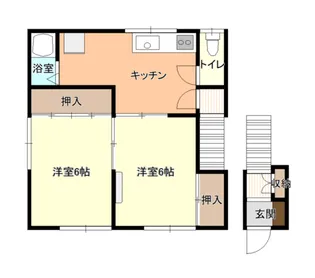 リヴパーソン【2階】の間取り