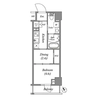 ARKMARK水天宮前I【7階】の間取り