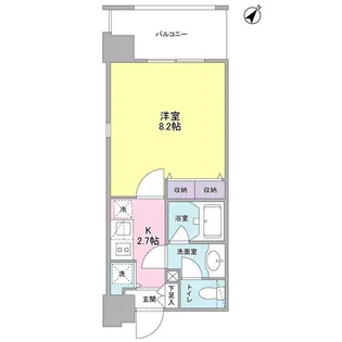 プロスペクト東雲橋【4階】の間取り