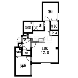 仮)発寒7-7MS【1階】の間取り