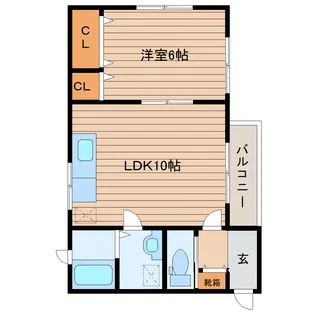 ファヴール【1階】の間取り