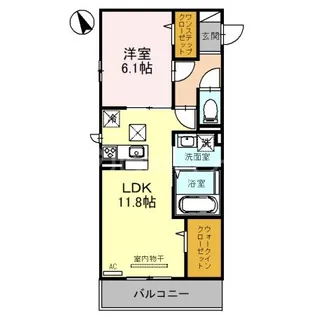 埼玉県さいたま市見沼区東大宮5【アパート】の間取り