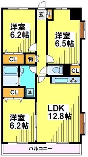 ミラフローレス【2階】の間取り