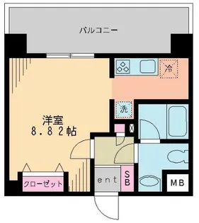 SWEET HILLS【6階】の間取り