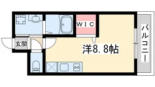 アンプル ルフェールSHIBATA【1階】の間取り