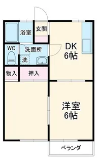 昭和コーポ富田【2階】の間取り