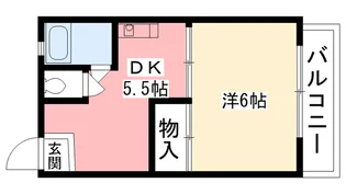 寿コーポ【2階】の間取り