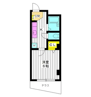 東京都練馬区桜台1【マンション】の間取り