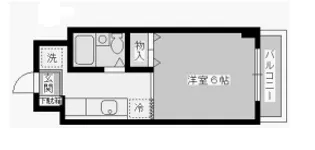 神奈川県横浜市鶴見区佃野町【マンション】の間取り