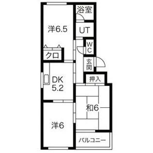 メゾンドアイン【4階】の間取り