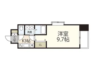 ルピナス五日市中央【6階】の間取り