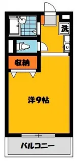 ホワイトローズ2【2階】の間取り