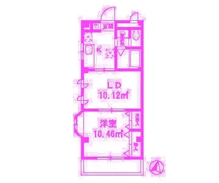 クレスト新羽【2階】の間取り