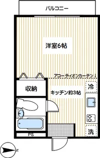古谷ハイツ【2階】の間取り