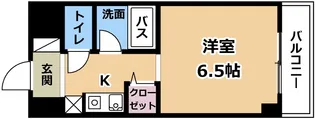 萱野ビル【4階】の間取り