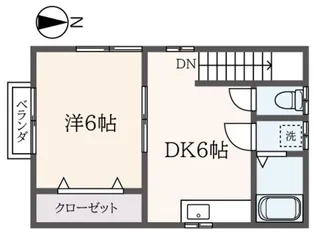 グリーンバード【2階】の間取り