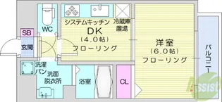 ディオコート長町【6階】の間取り