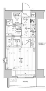 東京都新宿区市谷甲良町【マンション】の間取り