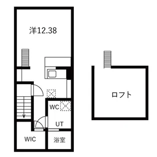 Calico羽田【2階】の間取り