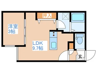 BLOOM F COAST【3階】の間取り