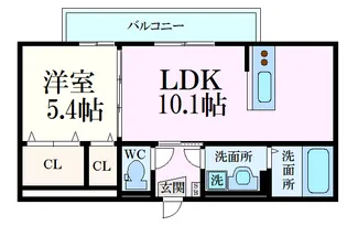 HIT BLDG 2【1階】の間取り