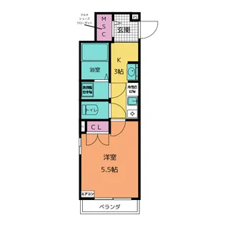 Ciel fleur【2階】の間取り