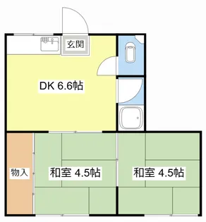 滋賀県彦根市平田町【アパート】の間取り
