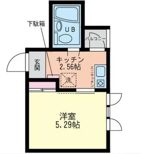 エポック元町汐汲坂【1階】の間取り