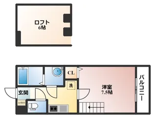 アルファステージAPM【1階】の間取り