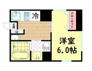 メゾン・ド・ソリジェ【5階】の間取り