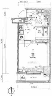 スプレスター錦糸町【2階】の間取り