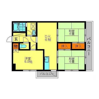 サンバード春日【3階】の間取り