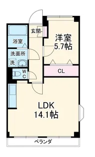 ヴィラモルティ【3階】の間取り