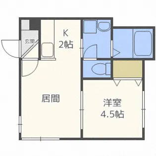LACUS【2階】の間取り