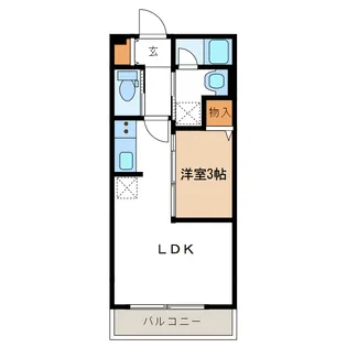 栃木県塩谷郡高根沢町大字宝積寺【アパート】の間取り