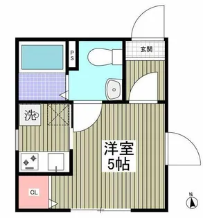 東京都新宿区荒木町【マンション】の間取り