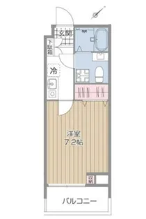 東京都中央区佃2【アパート】の間取り