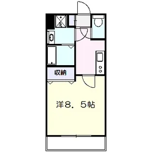 カーサあざみ野【1階】の間取り