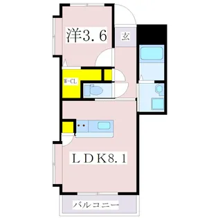 鹿児島県鹿児島市小原町【マンション】の間取り