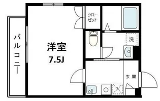 サンテラス南麻布【1階】の間取り