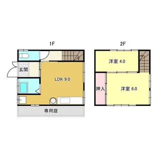 高知県高知市北高見町【一戸建】の間取り