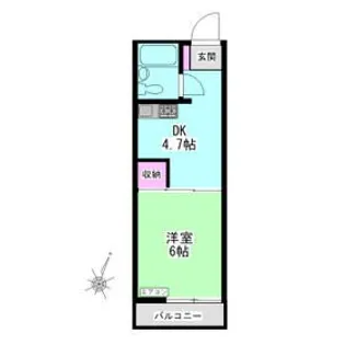 フライハイト【1階】の間取り