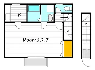 ラ・イベール【2階】の間取り